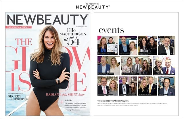 Feature in New Beauty Magazine Summer-Fall 2018 Screenshot